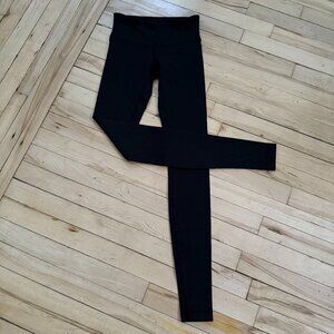 Lululemon Wunder Under Legging, Black Brushed, Size 2